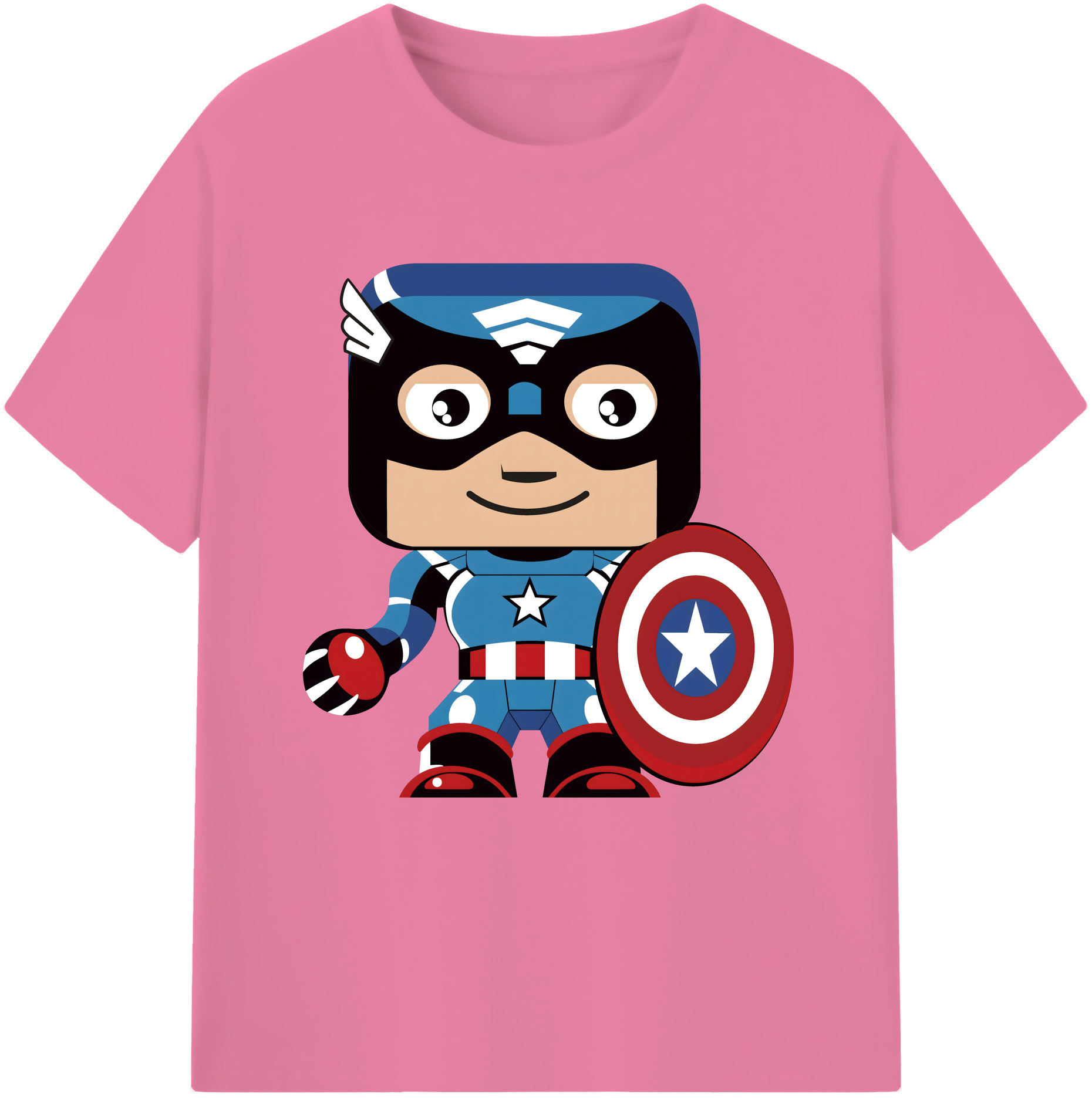 （画像用） アベンジャーズ The Avengers 綿100％半袖Tシャツ（フロントプリント）